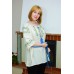Embroidered blouse "Cornflowers on Linen"